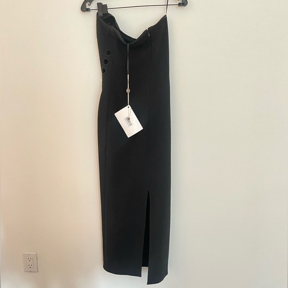 Cult Gaia Black Capri Eyelet Maxi Dress - Picture 7 of 8